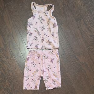 The Children's Place Pink Floral Kids Matching Set